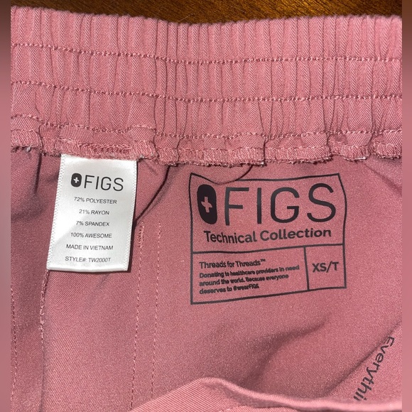 SOLD Pink FIGS Technical Collection - Picture 3 of 5
